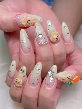 ネイル lucky nail 歌舞伎町のネイルデザイン