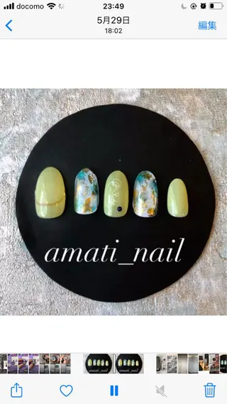 ネイル amati_nail TAKAKOのネイルデザイン