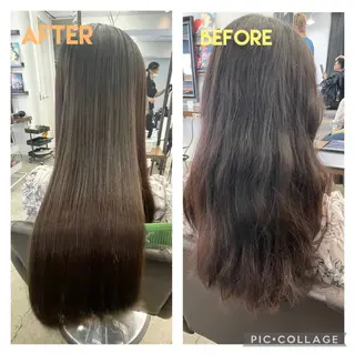 セミロング スズキジュンペイ 銀座/髪質改善のヘアスタイル