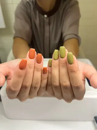 カラー mumu's ネイルサロン渋谷店のネイルデザイン