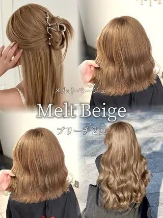 カラー 大宮ブリーチ×髪質 改善カラー/Meguのヘアスタイル