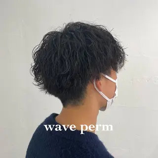 パーマ メンズ miku🌿‬ メンズバレイヤージュのヘアスタイル