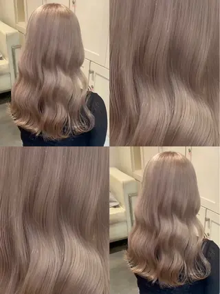 ロング コスギ ユカナのヘアスタイル