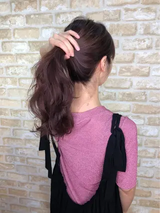 ロング ショート/レイヤー カット/服部タカノリのヘアスタイル