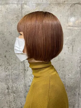 ショート カラー 前髪似合わせ | yukaのヘアスタイル