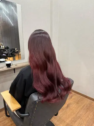 ロング カラー 鵜飼 真伍のヘアスタイル