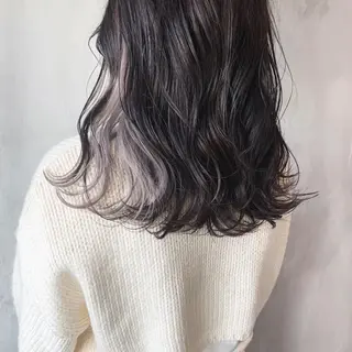 ロング カラー なかの たくみのヘアスタイル