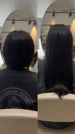 ミディアム 野村 奈里亜のヘアスタイル