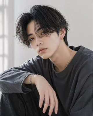 メンズ 韓国メンズ特化 パーマSatskiのヘアスタイル