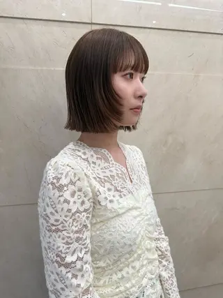 ミディアム hanami /名駅のヘアスタイル