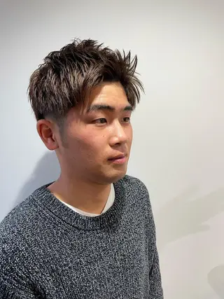 ショート カラー メンズ 山本 尚輝のヘアスタイル