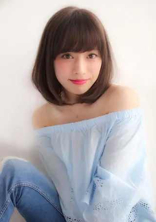 ミディアム うる艶/レイヤー 🪞池袋LAND🪞のヘアスタイル