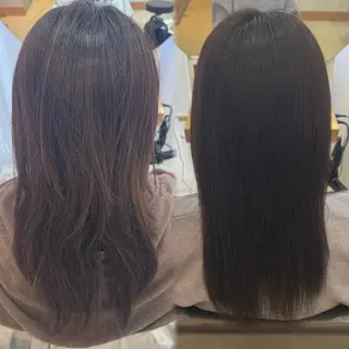 セミロング Agu hair 粉河のヘアスタイル