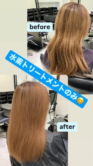 ロング 💖ブリーチなし透明 感💖ASAHIのヘアスタイル