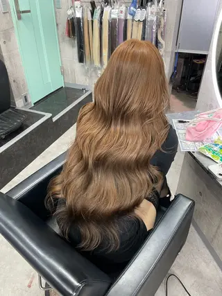 ロング カラー 🌹ブリーチ/ボブ/ レイヤー渋谷🌹のヘアスタイル