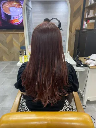 ロング カラー ヘアアレンジ SHIAN立川　及川 17時〜限定のヘアスタイル