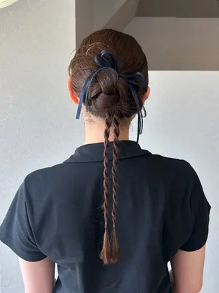 ロング ヘアアレンジ call所属・Fujii Naoのヘアスタイル