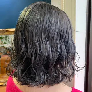 ミディアム カラー ヘアアレンジ 山崎 澪 レイヤーカット/大宮のヘアスタイル