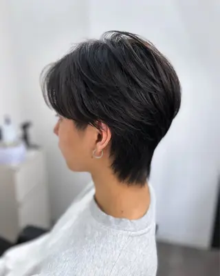 ショート パーマ メンズ OKADA/メンズ /カット/眉/縮毛のヘアスタイル