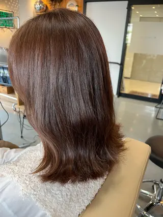 ミディアム 阪神西宮★JUNO 川﨑温子のヘアスタイル