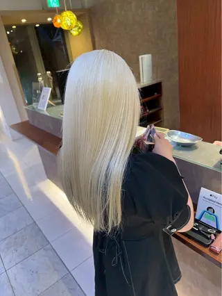 ロング カラー メンズカット ✨モデル様募集🔥のヘアスタイル