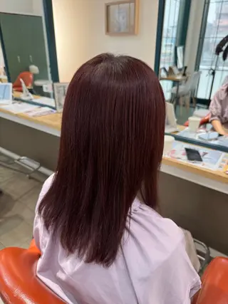 セミロング カラー 大塚 しおりのヘアスタイル