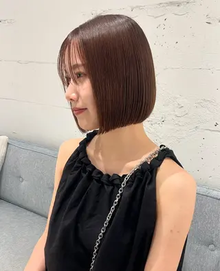 ショート カラー 峯田 優花のヘアスタイル