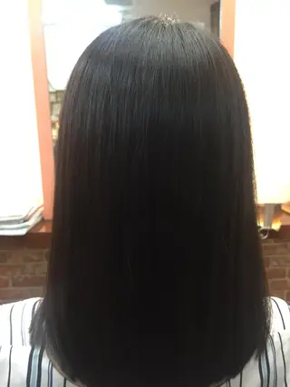 セミロング パーマ 桧山 真のヘアスタイル