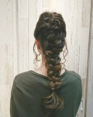 ロング ヘアアレンジ カラー ＊Cielo＊ 佐藤 幸世のヘアスタイル