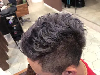 ショート カラー メンズ 堤太志 メンズパーマ特化のヘアスタイル