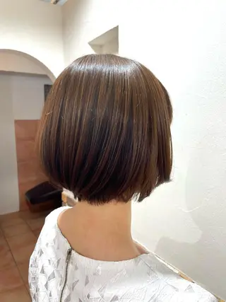 ショート 🦋透明感 艶カラー Rie🦋のヘアスタイル