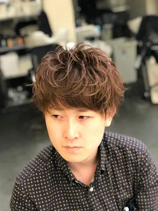 ショート メンズ メンズ&髪質改善縮毛 矯正【平山🔥拓哉】のヘアスタイル