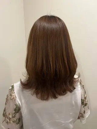 ミディアム 坂 瑞希のヘアスタイル