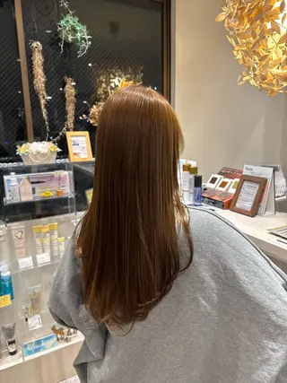 ロング カラー 赤間 飛鳥のヘアスタイル