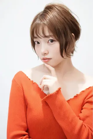 ショート カラー パーマ ディレクター ノナカのヘアスタイル