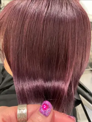 カラー サイレント美容師 アイリィのヘアスタイル