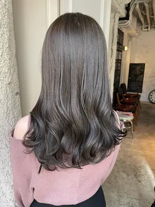 ロング カラー 🤎艶髪×透明感🤎 【𝙔𝙐𝙕𝙐】のヘアスタイル