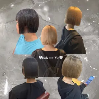 ショート レイヤー/ハッシュカ ット/顔周り/フウカのヘアスタイル