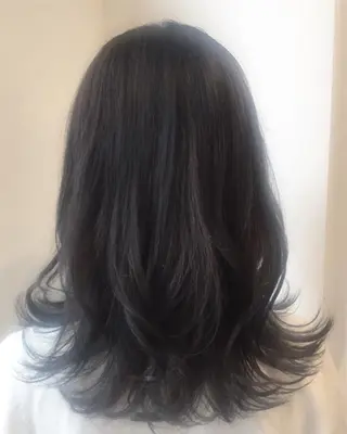 ミディアム cecilhair 福岡天神店のヘアスタイル