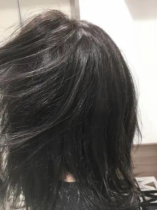 ミディアム カラー 店長 小池アキトのヘアスタイル