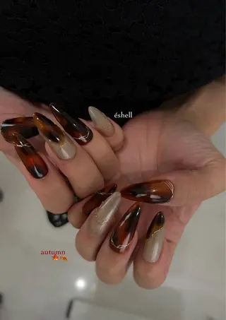 ロング nail salon éshellのネイルデザイン