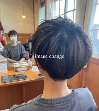 ショート TJ天気予報 豊田 /松岡さくらのヘアスタイル