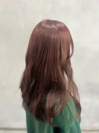 セミロング カラー 山田 隆聖のヘアスタイル