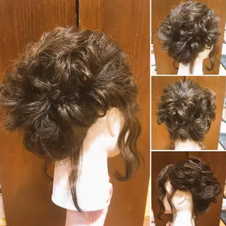 ミディアム ヘアアレンジ ✨🌿大人可愛い愛さ れhair🌿✨松本のヘアスタイル