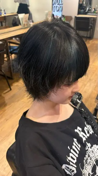 ミディアム カラー おくにし はなのヘアスタイル