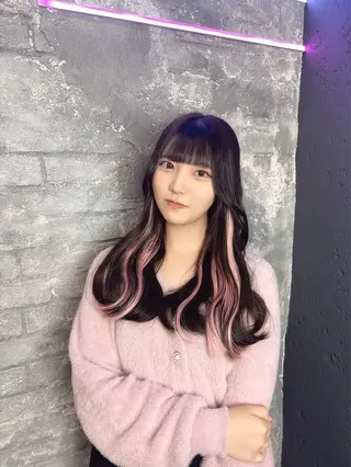 ロング ヘアアレンジ ️韓国ヘア／レイヤー カットYūka❤️のヘアスタイル