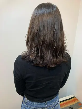 ミディアム カラー natsu fujinoのヘアスタイル