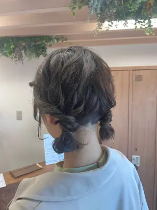 ヘアアレンジ 🪽ナチュラルヘア＊ 大下唯奈🪽🫧のヘアスタイル