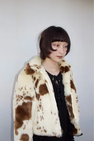 ショート カラー パーマ/メンズパーマ /ボブパーマ/HYOのヘアスタイル