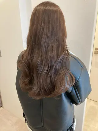 ロング ✨色持ちの良い艶 カラー✨蟹江真世のヘアスタイル